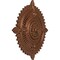Ekena Millwork Haylynn Ceiling Medallion (Fits Canopies up to 1 1/4"), 29 1/8"OD x 1 1/4"ID x 4"P, Polished Copper CM29HYPOS - alternate 3